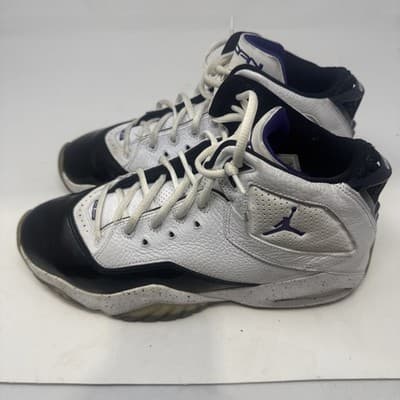 Men’s Size 10 Jordan B’Loyal White/court Black-Purple - Thumbnail 2