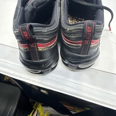 Nike Air Max 97 Reflective Bred Black Red and Silver Men’s Sneakers Size 8.5 - Thumbnail 7