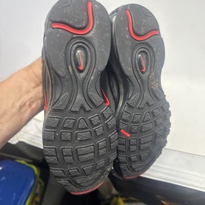 Nike Air Max 97 Reflective Bred Black Red and Silver Men’s Sneakers Size 8.5 - Thumbnail 6