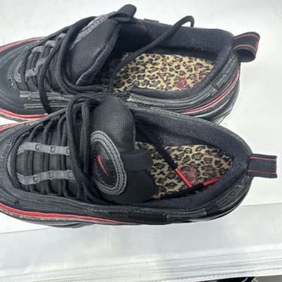 Nike Air Max 97 Reflective Bred Black Red and Silver Men’s Sneakers Size 8.5 - Thumbnail 5