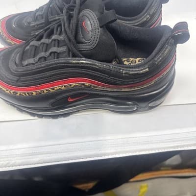 Nike Air Max 97 Reflective Bred Black Red and Silver Men’s Sneakers Size 8.5 - Thumbnail 4