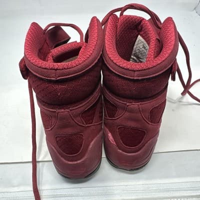 Everlast Elite Boxing Shoes Men’s Size 7 Red High Top Sneaker Michelin Sole - Thumbnail 3