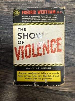 The Show of Violence Fredri Wertham paperback vintage 1951 Eton reprint - Image 1