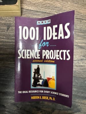 1,001 ideas for science projects Brisk, Marion A 1992 (A35) - Image 1