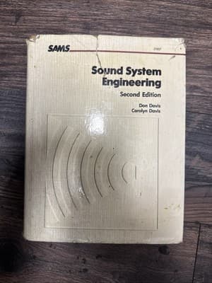 Sound System Engineering, 2nd Ed, 1987, by Don Davis and Carolyn Davis - Image 1