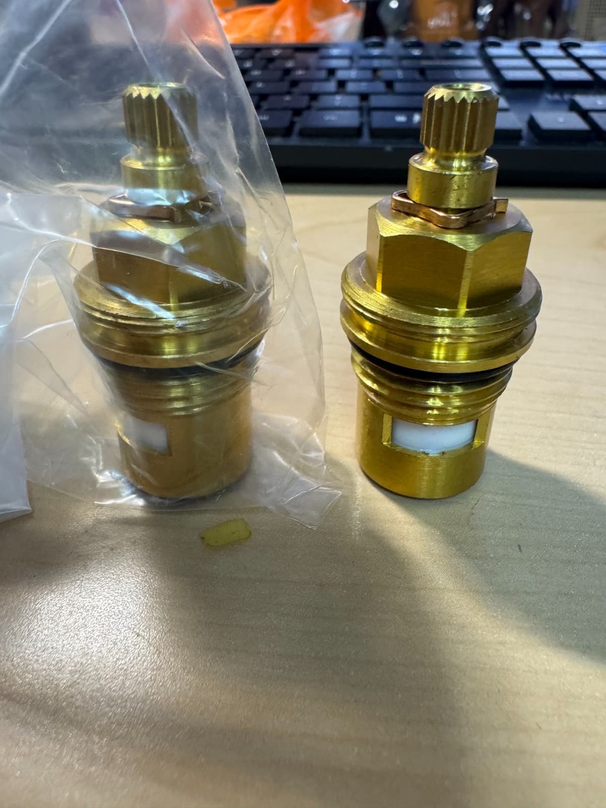 Ceramic disc head valve 1/2" 90°for tap Paffoni ZVIT001 universal two - Thumbnail 2