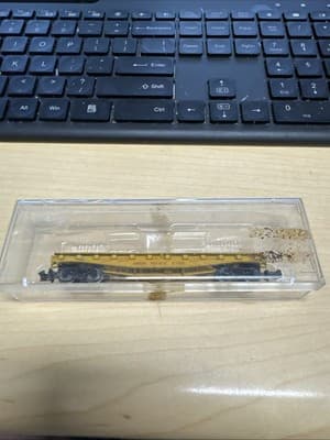 Micro-Trains N Union Pacific #58527 50� Flat Car w/ Load NO CASE (T) - Thumbnail 5