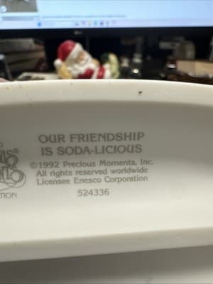 Precious Moments Figurine Our Friendship is Soda-Licious #524336 - Thumbnail 6