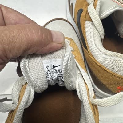 Nike Air Max 1 Essential Sneakers Men's 13 British Tan Suede Lace Up FZ5808-004 - Thumbnail 4