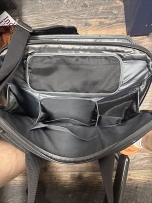 Briggs and Riley Travelware Laptop Bag Briefcase Black - Thumbnail 2