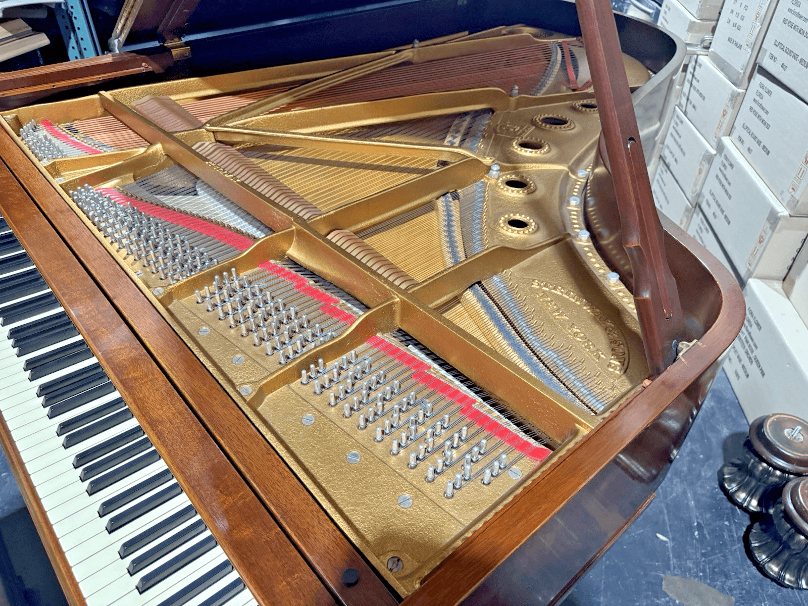 Steinway & Sons Model B – 1959 | Mahogany Finish + Bench - Thumbnail 4