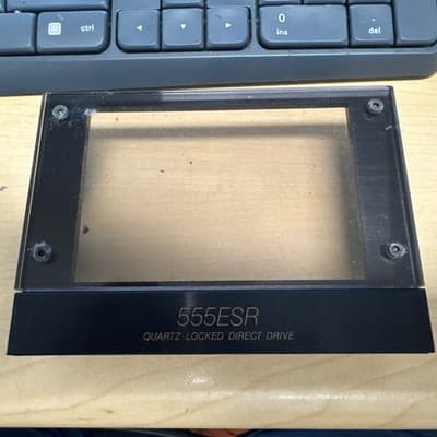 SONY TC-K555ESR Stereo Cassette Deck Front Door Cover - Image 1