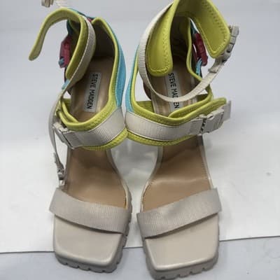 Steve Madden women’s multicolored heel 9.5 - Image 1