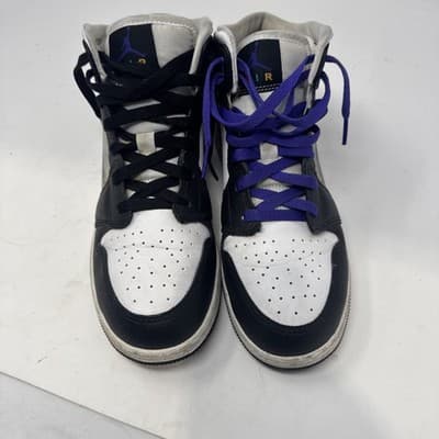 Nike Air Jordan 1 Mid Hologram Black 7y DR9495-001 - Image 1