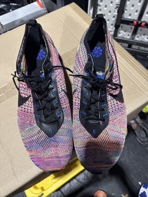 🔥 Size 14 Nike Air Max Flyknit Racer Multicolor rainbow multi color New - Image 1