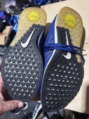 Nike Zoom Speed TR Athletic Running Shoes 804401 Blue White Mens 14 Fast Ship - Thumbnail 5