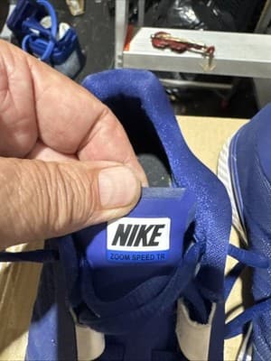 Nike Zoom Speed TR Athletic Running Shoes 804401 Blue White Mens 14 Fast Ship - Thumbnail 2
