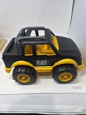 Large Vehicle Caterpillar CAT Tough Tracks Rugged Machines Pickup Truck Toy - Image 1