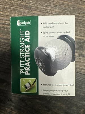 Putt Straight Practice Aid Golf Ball Golf Gadgets Tournament Quality Ball - Image 1