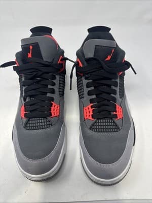 Nike Air Jordan 4 Retro “Infrared” Dark Grey Black Men’s Sz 10.5 DH6927-061 - Image 1