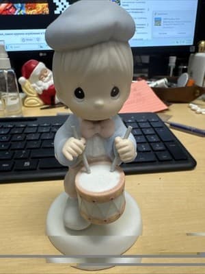 1995 Precious Moments Figurine best of freedom's drum - Image 1