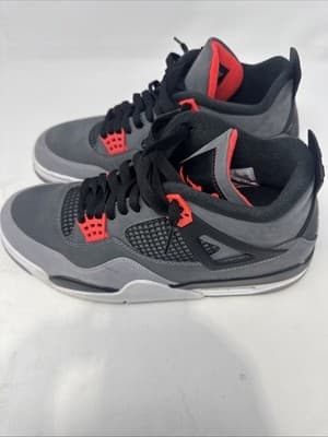 Nike Air Jordan 4 Retro “Infrared” Dark Grey Black Men’s Sz 10.5 DH6927-061 - Thumbnail 2