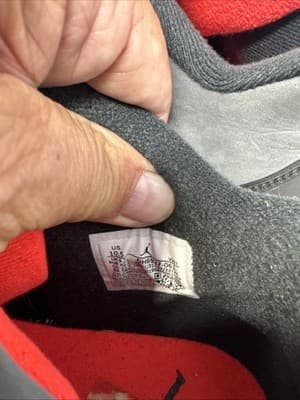 Nike Air Jordan 4 Retro “Infrared” Dark Grey Black Men’s Sz 10.5 DH6927-061 - Thumbnail 4