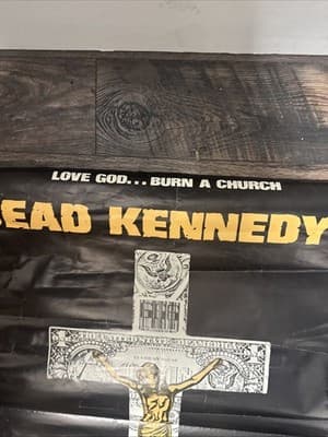 Vintage Orig Dead Kennedys In God We Trust Promo Poster Winston Smith RARE 24x36 - Thumbnail 5