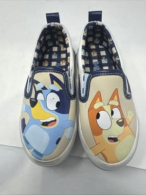 BLUEY KIDS SHOES SIZE 11 SLIP ON **NEW** - Image 1