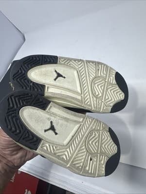 Jordan 4 RM Black Light Bone Size 9c - Thumbnail 4