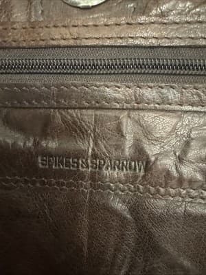 Spikes And Sparrow Jack Georges Genuine Leather Brown Backpack 16”-13” - Thumbnail 2