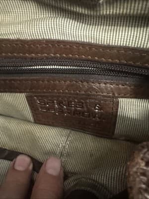 Spikes And Sparrow Jack Georges Genuine Leather Brown Backpack 16”-13” - Thumbnail 3