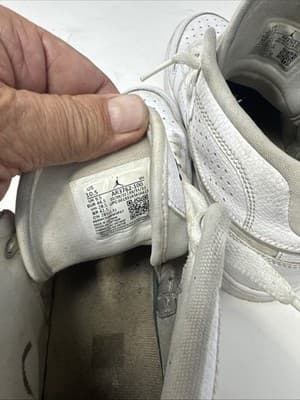 Nike Mens Air Jordan Access AR3762-100 White Basketball Shoes Sneakers Size 10.5 - Thumbnail 4