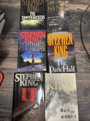 Stephen King Lot of 6 Hardcover Some 1st Edition - Image 1