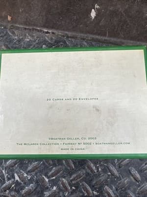 Boatman Geller Stationery McLaren Collection Fairway 20 Note Cards Sealed - Thumbnail 3