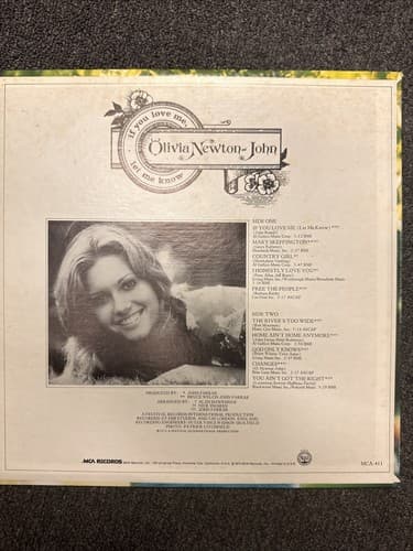 OLIVIA NEWTON-JOHN - If You Love Me Let Me Know - 12" Vinyl Record LP - - Thumbnail 2