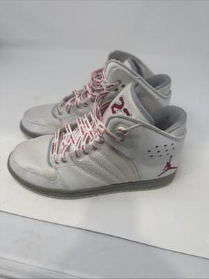 Air Jordan 1 Flight 4 Premium Shoes Mens Size 10 White Golf Grey 838818-103 - Thumbnail 3