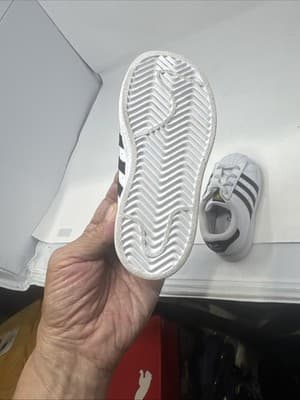Adidas Kids Little Kids Toddler Superstar Shoe- Size 8k New - Thumbnail 5