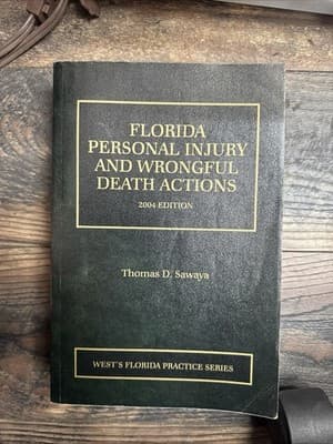 Florida Personal Injury And Wrongful Death Actions