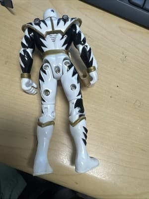 Power Rangers Dino Thunder White Ranger 6" Figure 2003 VTG Action Figure G4 - Thumbnail 4