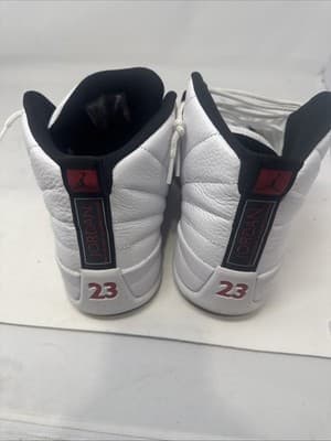 Jordan Air Jordan 12 Retro Twist White Red CT8013-106 Leather High Top 10.5 - Thumbnail 3