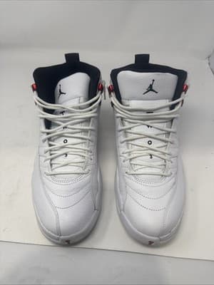 Jordan Air Jordan 12 Retro Twist White Red CT8013-106 Leather High Top 10.5 - Image 1