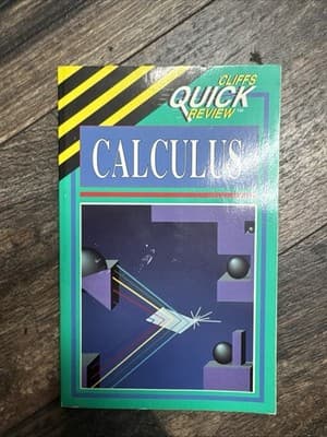 Calculus CliffsQuickReview book - Image 1