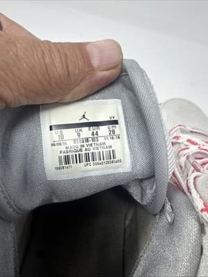 Air Jordan 1 Flight 4 Premium Shoes Mens Size 10 White Golf Grey 838818-103 - Thumbnail 5