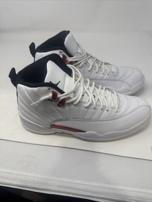 Jordan Air Jordan 12 Retro Twist White Red CT8013-106 Leather High Top 10.5 - Thumbnail 5