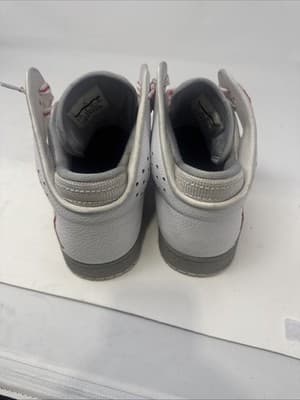 Air Jordan 1 Flight 4 Premium Shoes Mens Size 10 White Golf Grey 838818-103 - Thumbnail 4