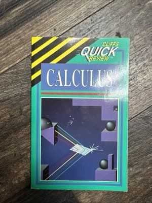 Calculus CliffsQuickReview book - Thumbnail 2