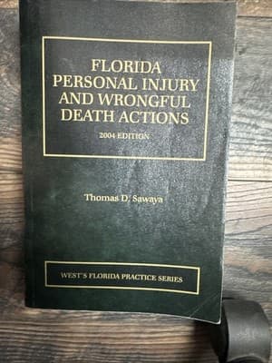 Florida Personal Injury And Wrongful Death Actions - Thumbnail 4