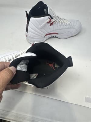Jordan Air Jordan 12 Retro Twist White Red CT8013-106 Leather High Top 10.5 - Thumbnail 8