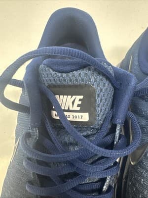 Nike Air Max 2017 Shoes Binary Blue Black Obsidian 849559-405 Men's Sz 8 - Thumbnail 2